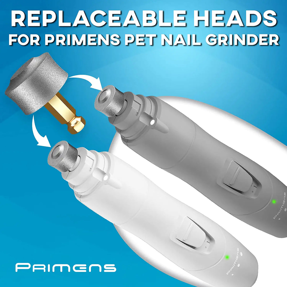 pet nail grinder with 3 replacement heads, Five Below