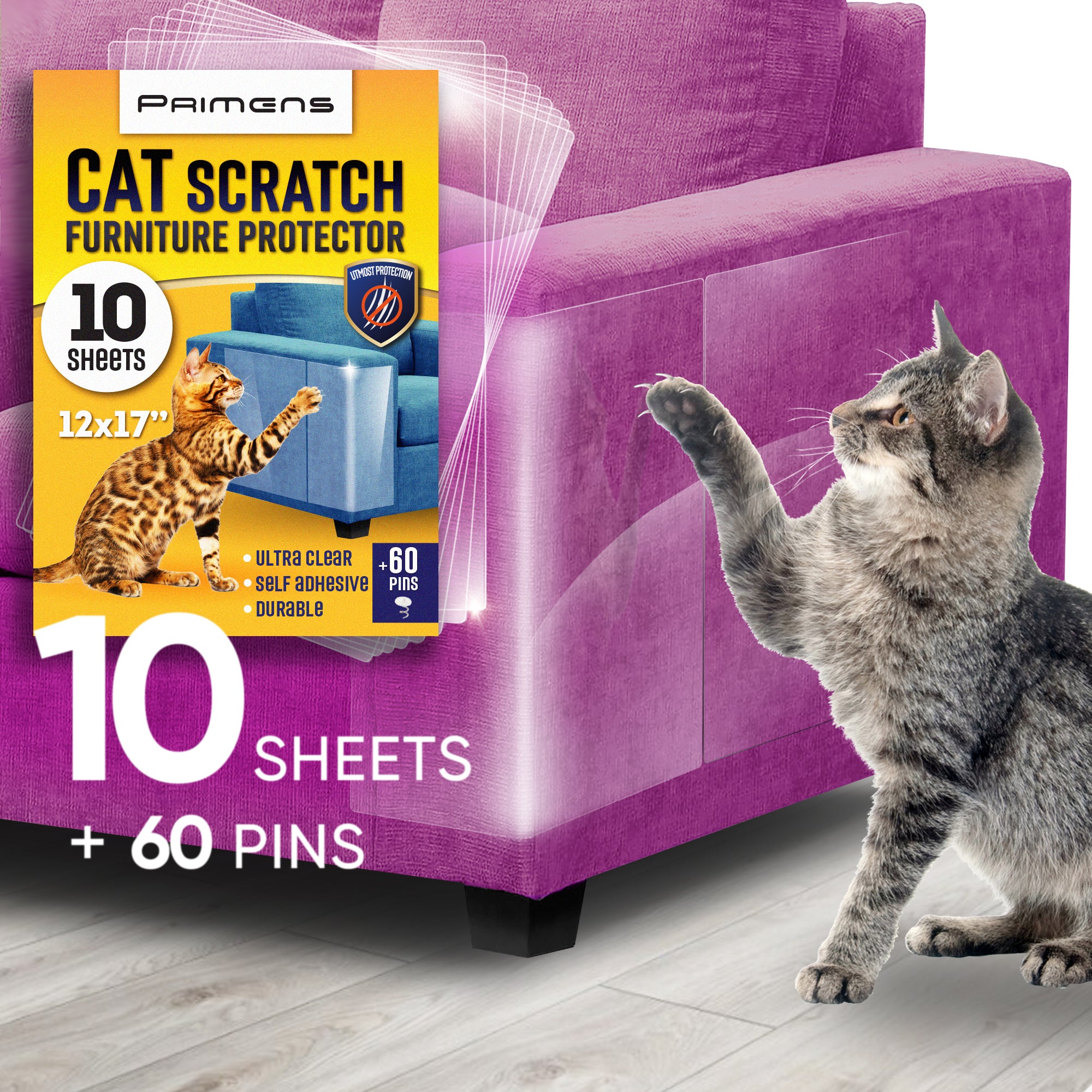 Heavy Duty Cat Scratch Deterrent Furniture Protectors for Sofa