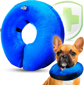 Soft Dog Cone Collar for Medium Dogs for After Surgery - Inflatable Do –  Primens Store