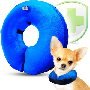 Soft Dog Cone Alternative, Comfy Dog Cones for Small Dogs, Cat Cone, Inflatable Dog Collars for After Surgery, Neck Dog Donut Collar, Small Dog Recovery Collar for Dogs, Elizabethan Collar for Dogs